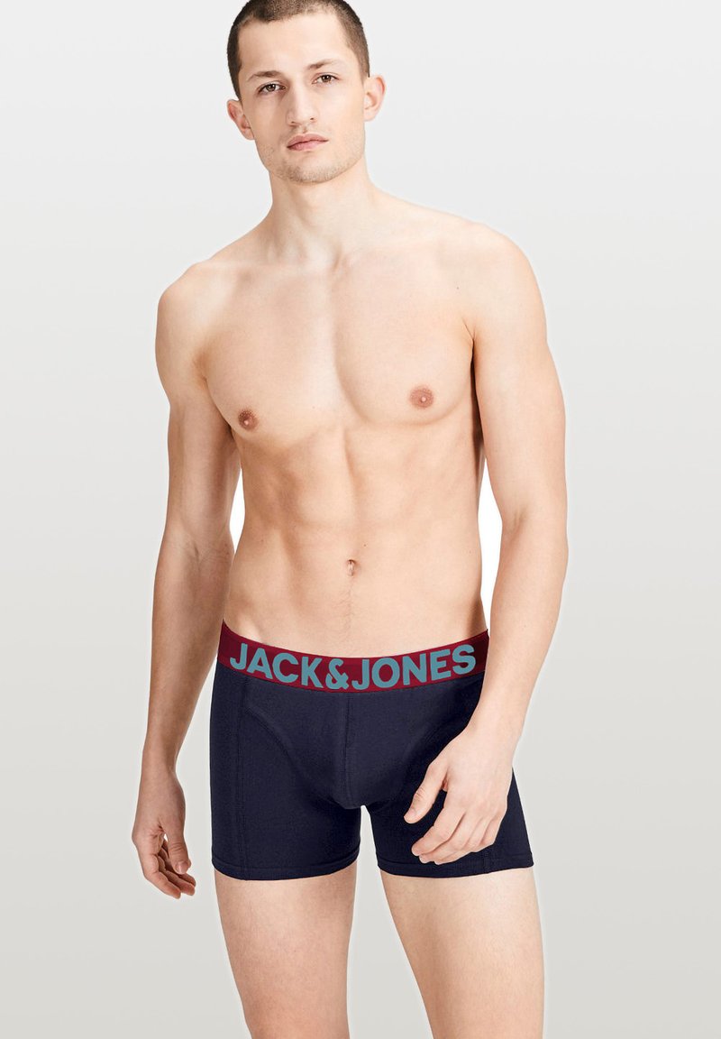 Jack & Jones SOLID 5 ER Pack - Trunks - navy red