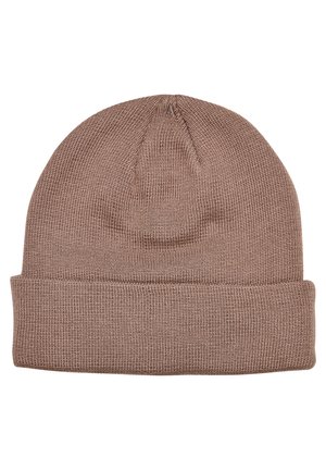 SIGNATURE BEANIE UNISEX - Adīta cepure - dark taupe