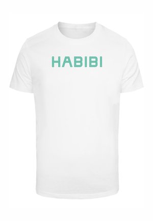 Mister Tee HABIBI CREST - T-Shirt print - white