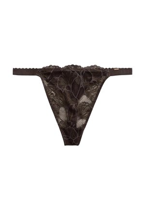 Lipsy, REGULAR FIT - THONG . - Thong - chocolate brown lace