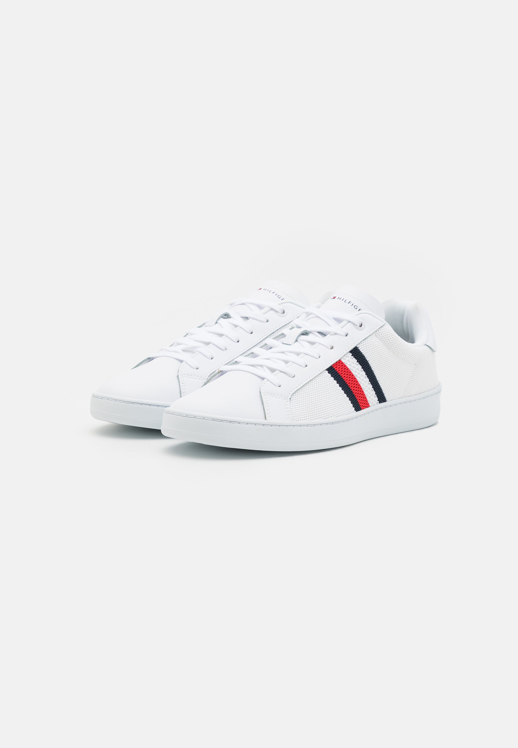 Tommy Hilfiger CUPSOLE COURT STRIPES - Sneakers basse - white/bianco -  Zalando.it