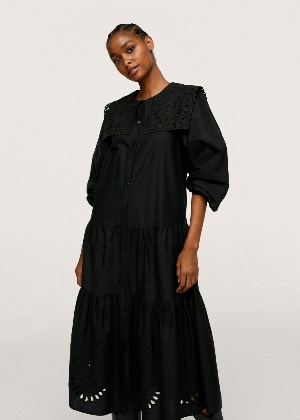 Mango Maxi dress - black - Zalando.de