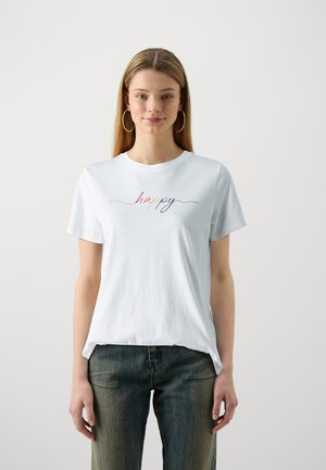 VILA VIPURE  - T-shirt med print - cloud dancer