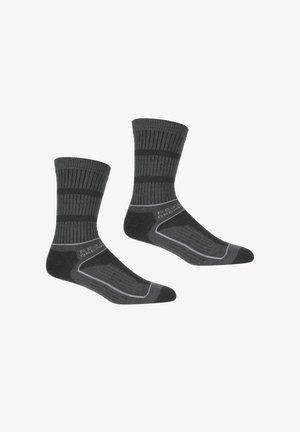 Regatta, REGATTA SAMARIS 2 PACK 3 SEASON WALKING SOCKS HIKING SOCKS - Sports socks - briar ltstl