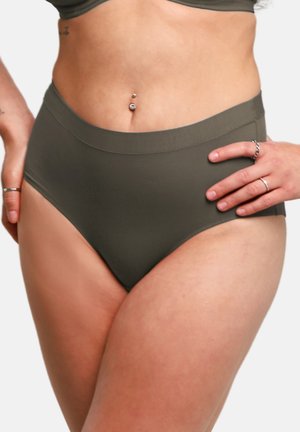 HIGH-PANTY COZY BASIC - Briefs - olive
