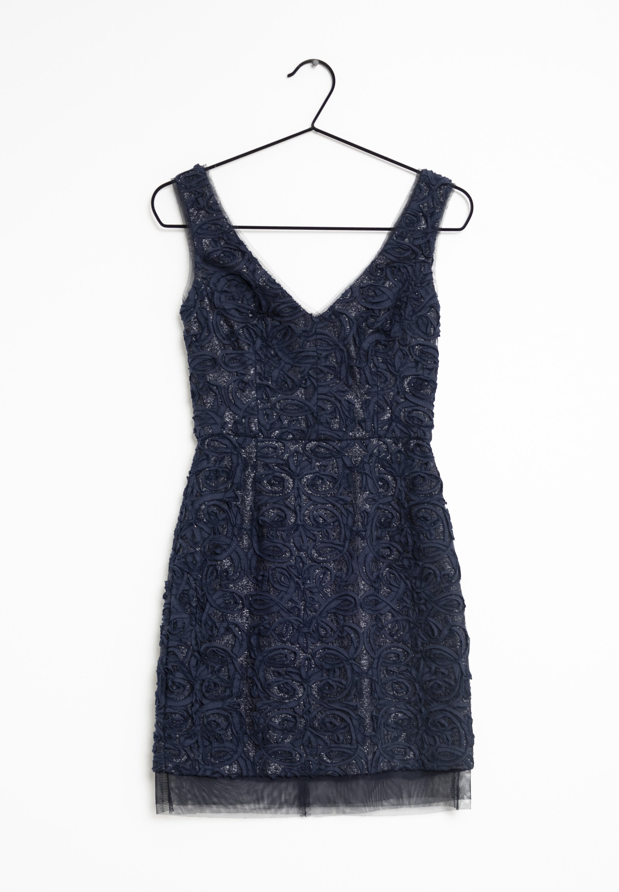 bcbgmaxazria navy blue dress Navy One Shoulder Dress