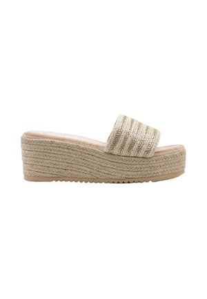 Super Mode, Mules à talons - beige gold
