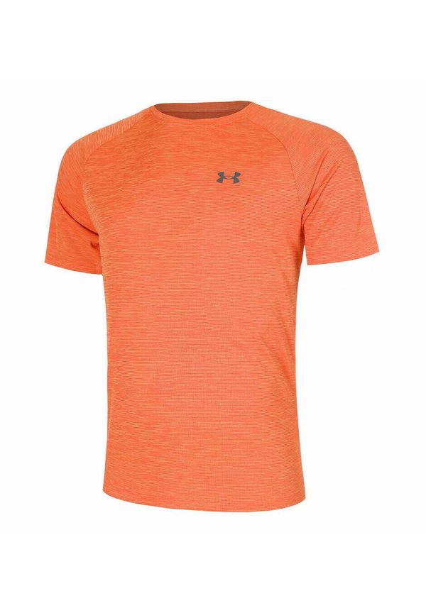 TECH TEXTURED - Basic T-shirt - orange fire4