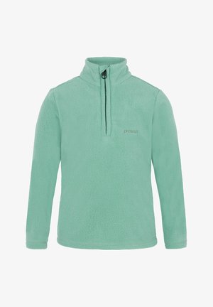 1 4 ZIP - Felpa in pile - crocodile green