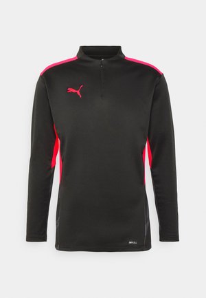 Puma INDIVIDUALCUP TRAINING - Langarmshirt - puma black sunblaze