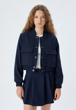 TWEED - Bombertakki - dark blue