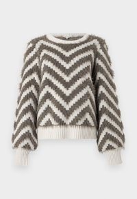 OBJHOLLOW PULLOVER - Pulóver - white sand