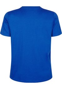 Zizzi MIT RUNDHALSAUSSCHNITT - Paprasti marškinėliai - sodalite blue