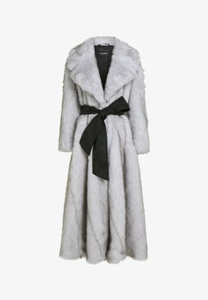 KARL LAGERFELD, STUDIO LONG FAUX FUR COAT - Abrigo de invierno - white/black