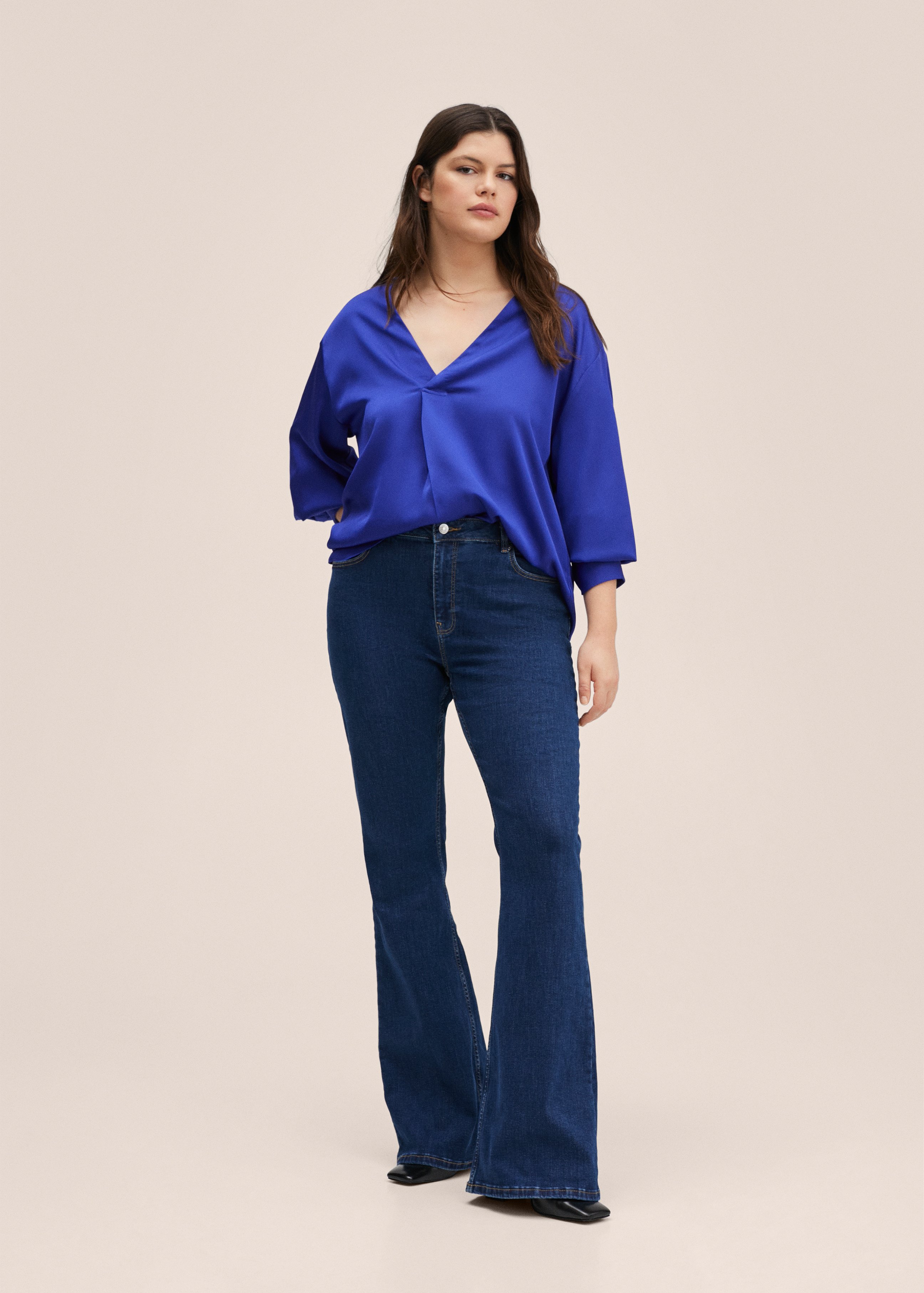 Mango OLIVIA - Blouse - blauw/dark blue 