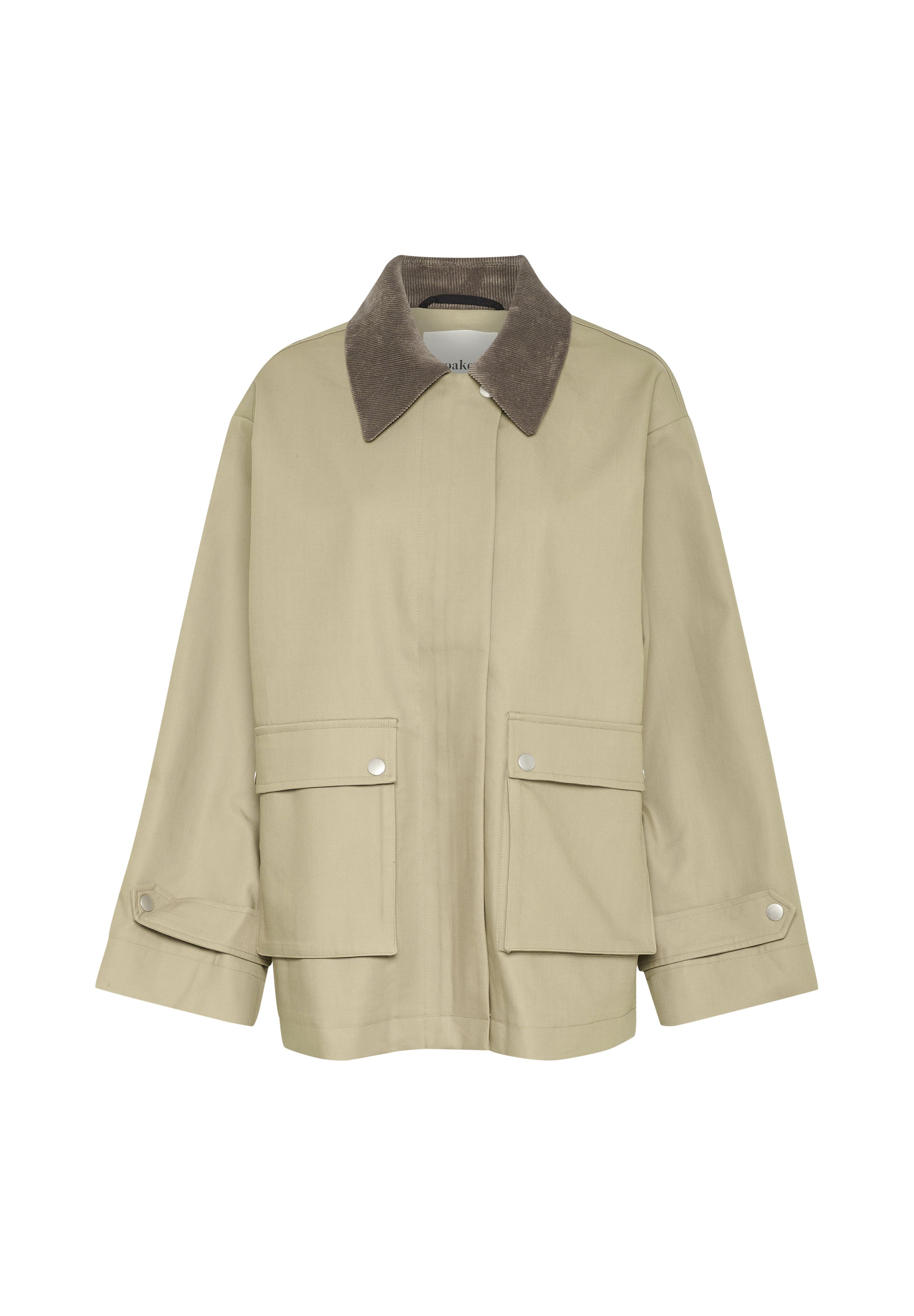 Soaked in Luxury JENNAH - Summer jacket - chinchilla/sand - Zalando