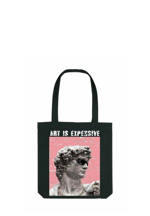 EXPENSIVE DAVID PRINT - Cabas - black