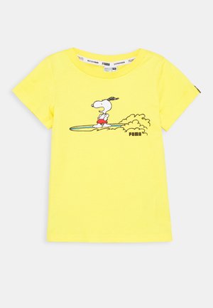 PEANUTS TEE UNISEX - Triko s potiskem - yellow