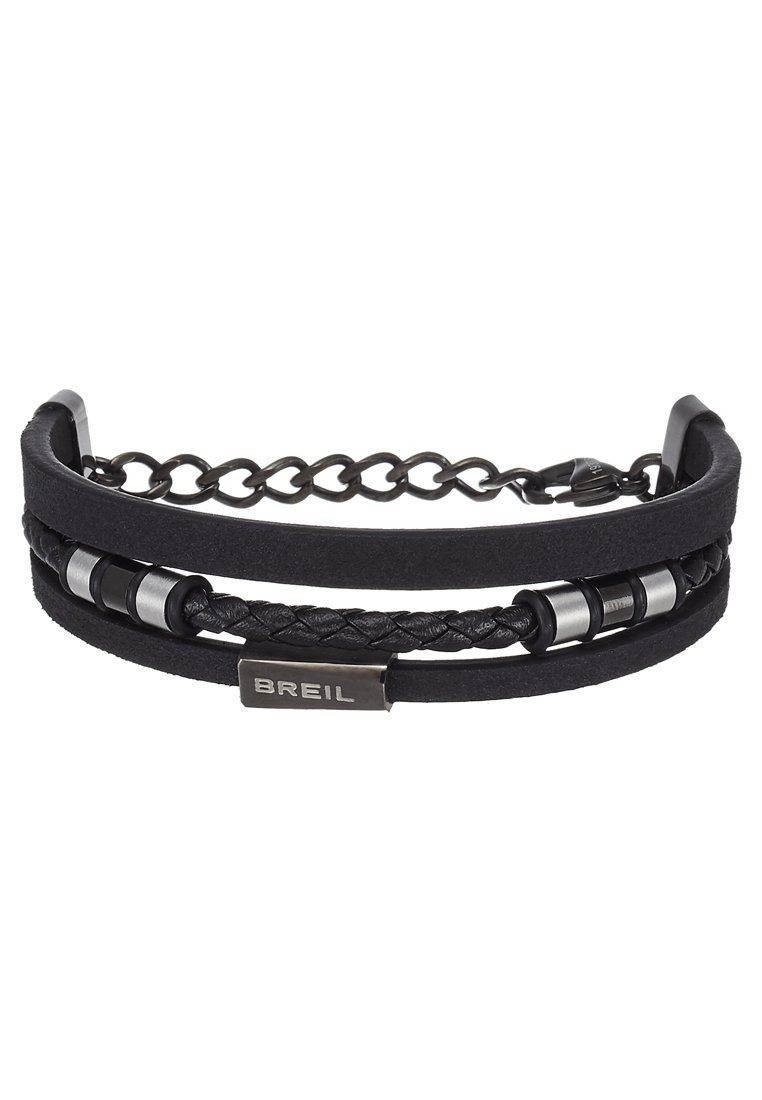 Breil OUTER BRACELET - Bracelet - black/gunmetal/black - Zalando.ie
