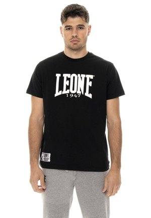 LEONE 1947, MAN T-SHIRT SHORT SLEEVES BOXING - T-shirt imprimé - black