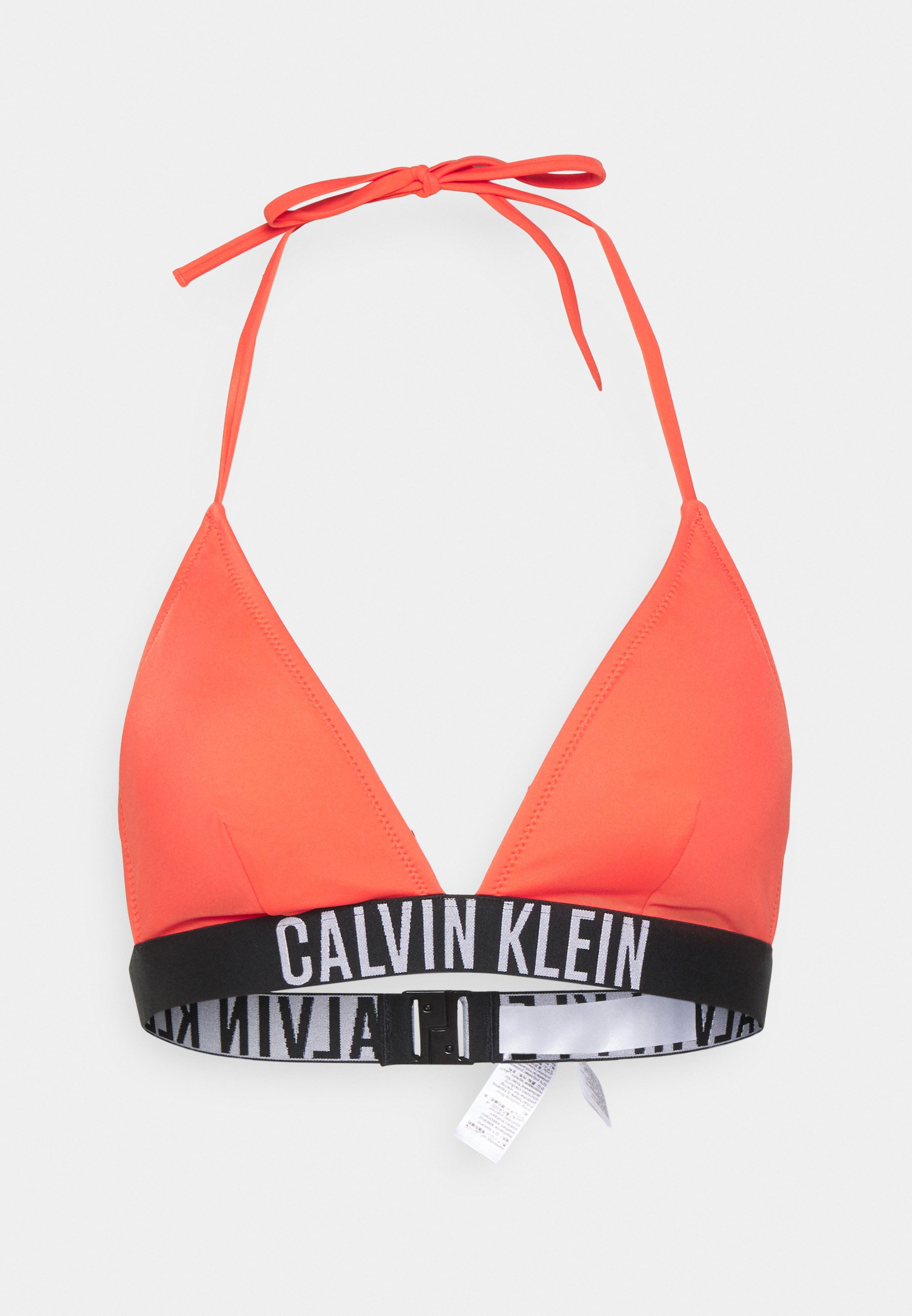 Bright red bikini top
