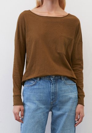 Langarmshirt - brown
