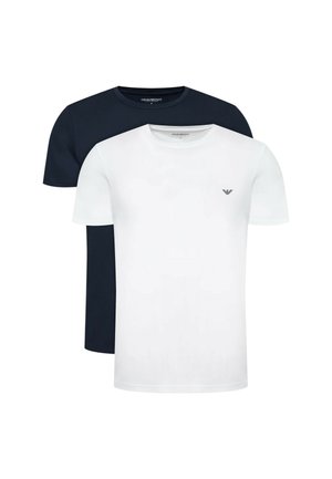 T-shirt basic - blue white