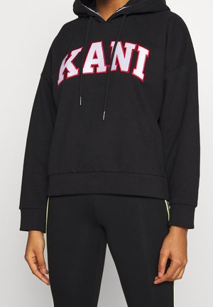 Jersey con capucha - black