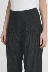 PULZ PZJILL - Vaqueros boyfriend - black denim