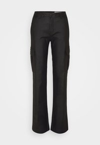 NMYOLANDA COATED - Cargobukse - black