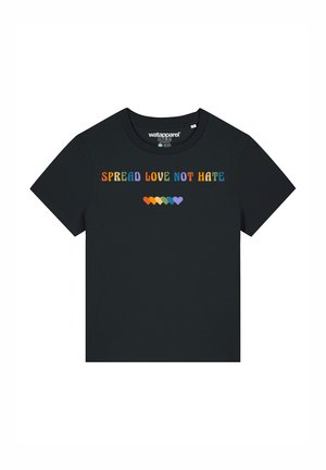 watapparel, T-shirt imprimé - black