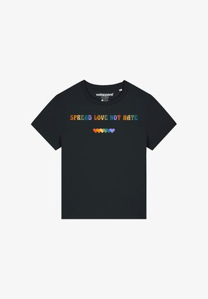 watapparel, T-shirt imprimé - black