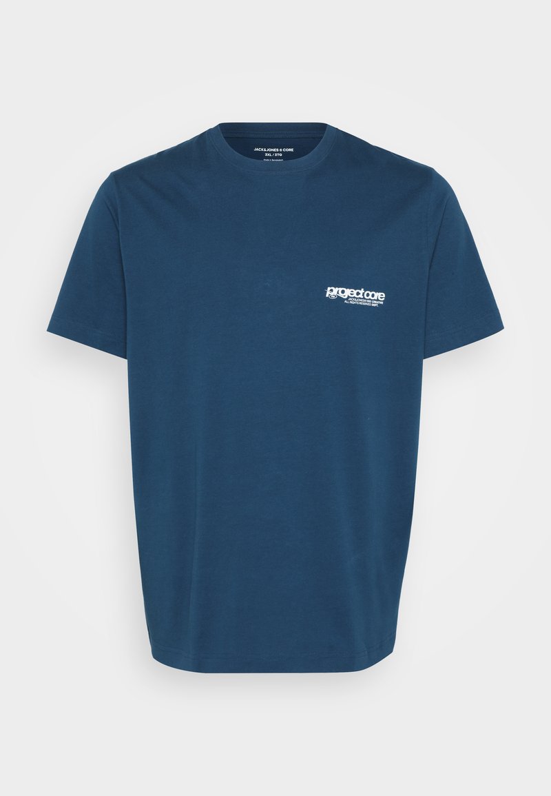 jack & jones T-shirt print donkerblauw