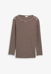Unausgewählt, brown offwhite tee stripe