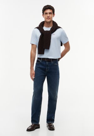 Tommy Hilfiger, CHEST GRAPHIC TEES ZALANDO EXCLUSIVE 2 PACK - Βασικό μπλουζάκι - navy/sky blue