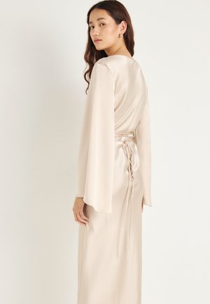 WIDE SLEEVE MAXI DRESS - Oblečenie na špeciálnu príležitosť - champange