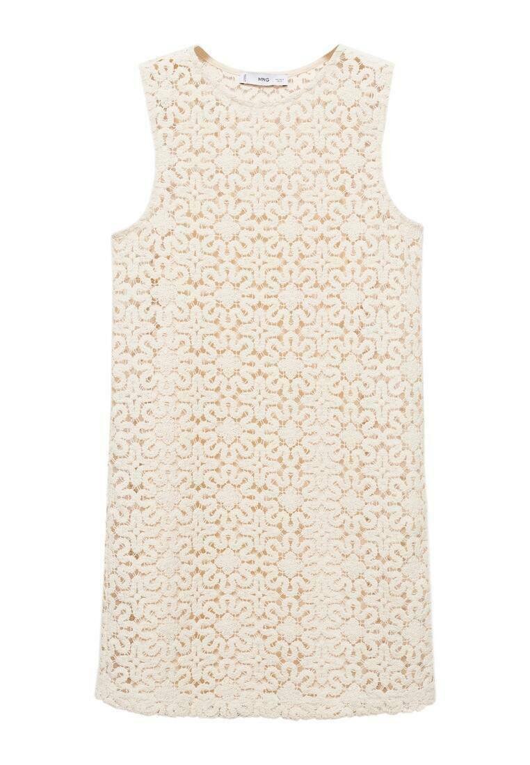 Mango Jurk crème Mango Jurk crème