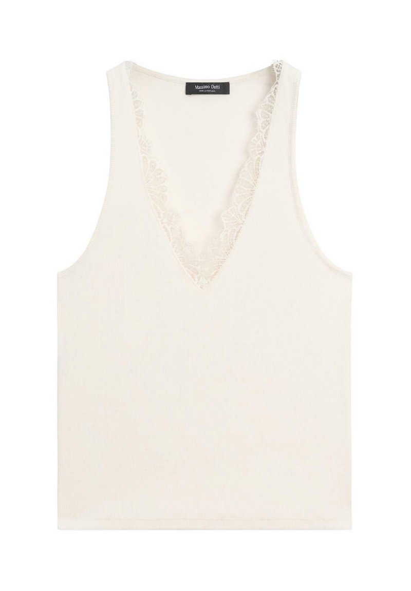 Massimo Dutti Top - beige - Zalando