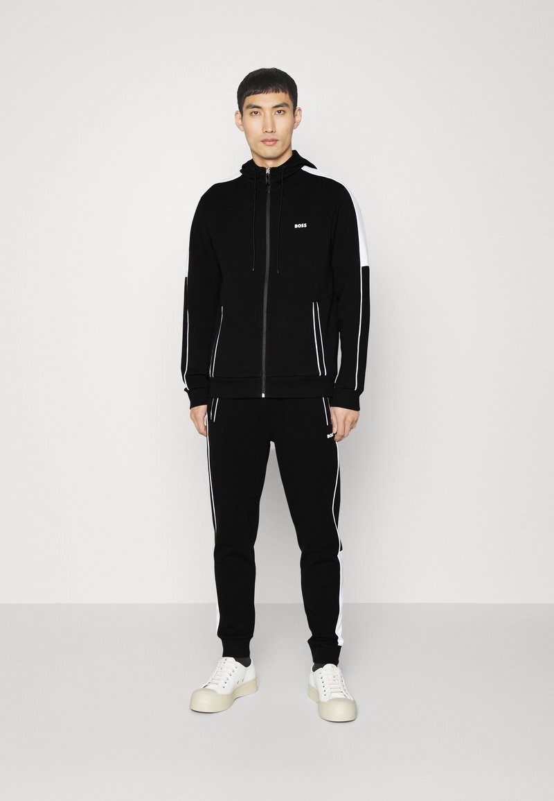 BOSS TRACKSUIT SET Zipup sweatshirt black Zalando.co.uk
