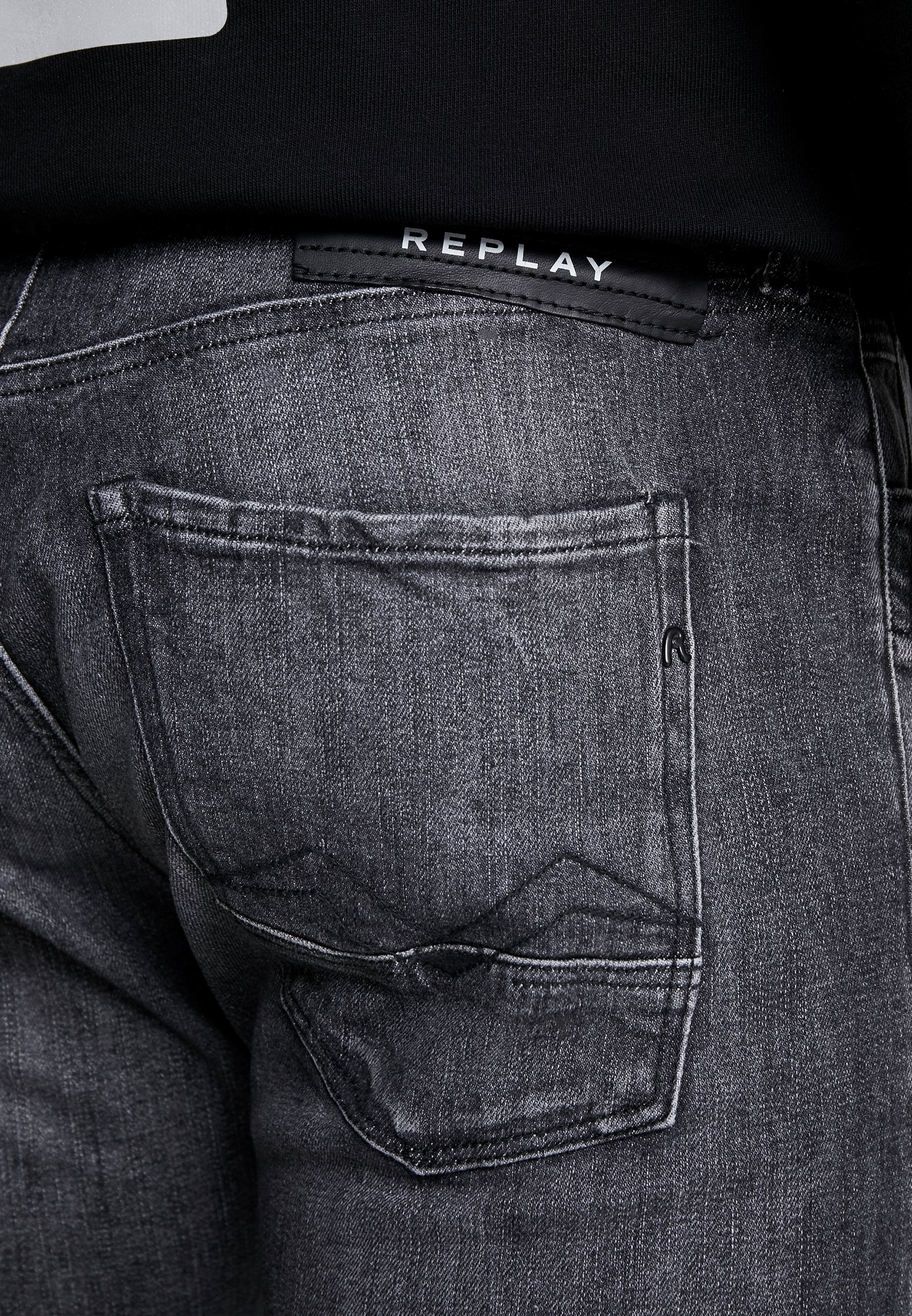 Replay DONNY - Jeans Tapered Fit - dark 