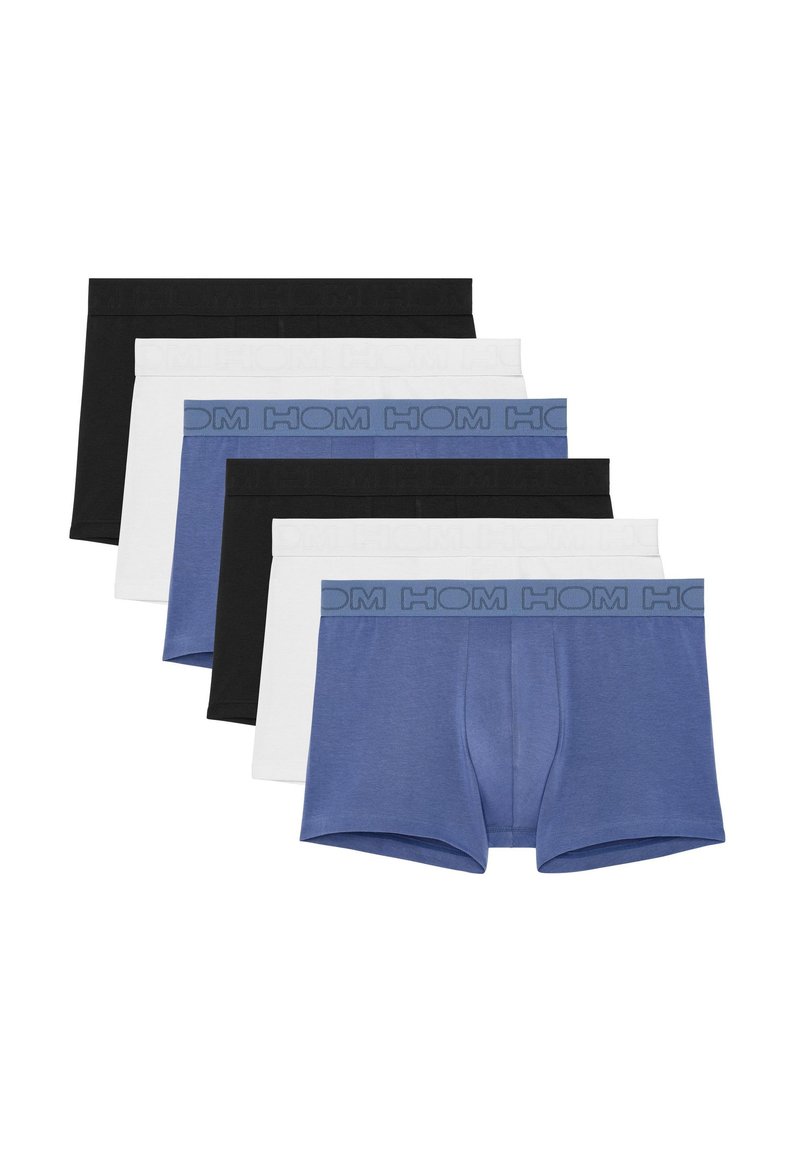 HOM 6 Pack - Boxershort - schwarz/blau/weiß/zwart