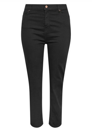Yours Clothing, PLUS SIZE STRAIGHT LEG JEANS - Slim fit -farkut - black