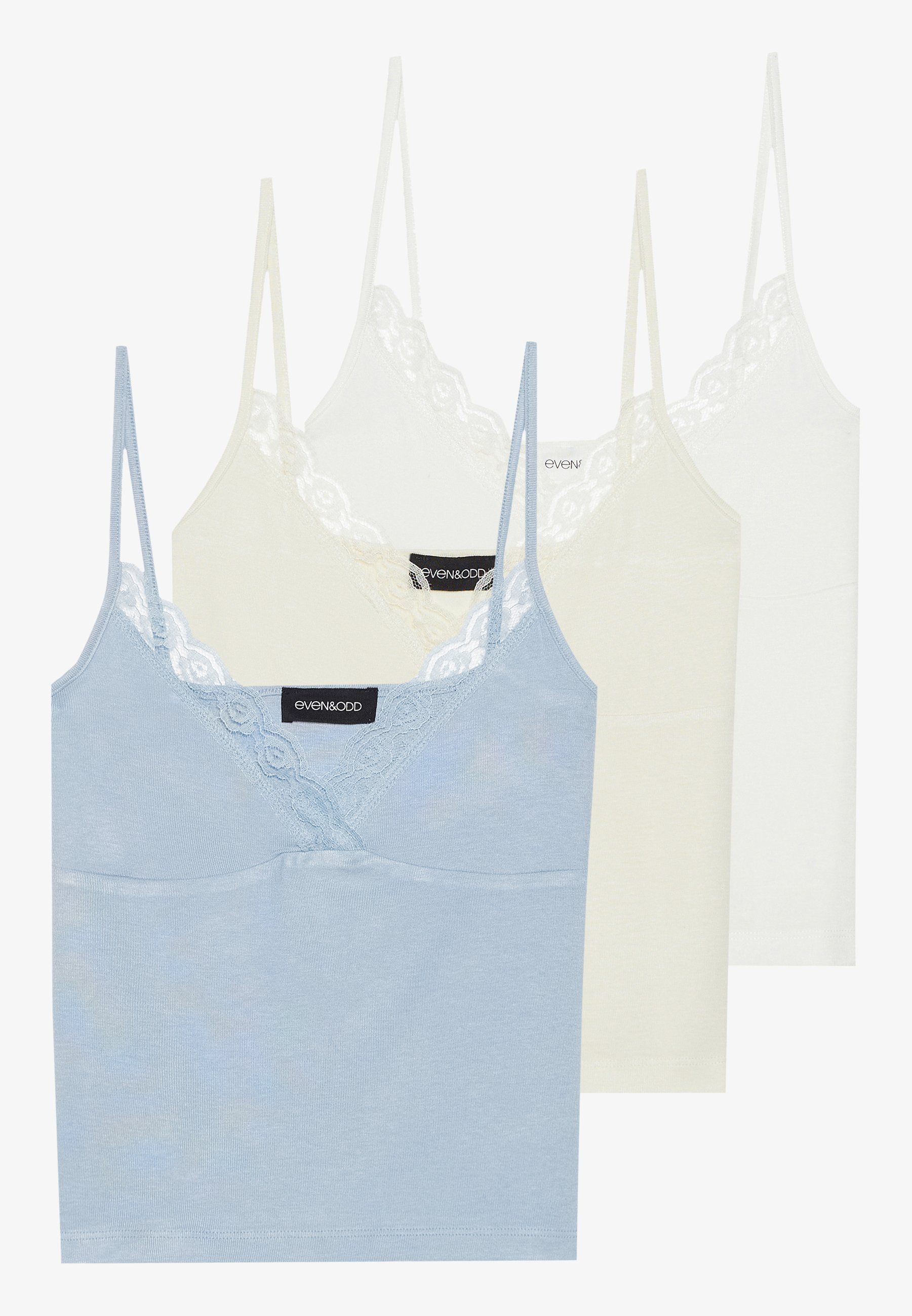 Top Court Femme ONLY - Dentelle, Bretelles Spaghetti, Coupe Seamless - Haut Crop élégant Pour Sortie - 6