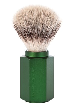 HEXAGON RASIERPINSEL SILVERTIP FIRBRE® DESIGNED BY MARK BRAUN - Shaving brush - forest
