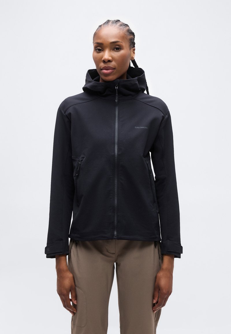 Salomon OUTPEAK - Softshellová bunda - deep black