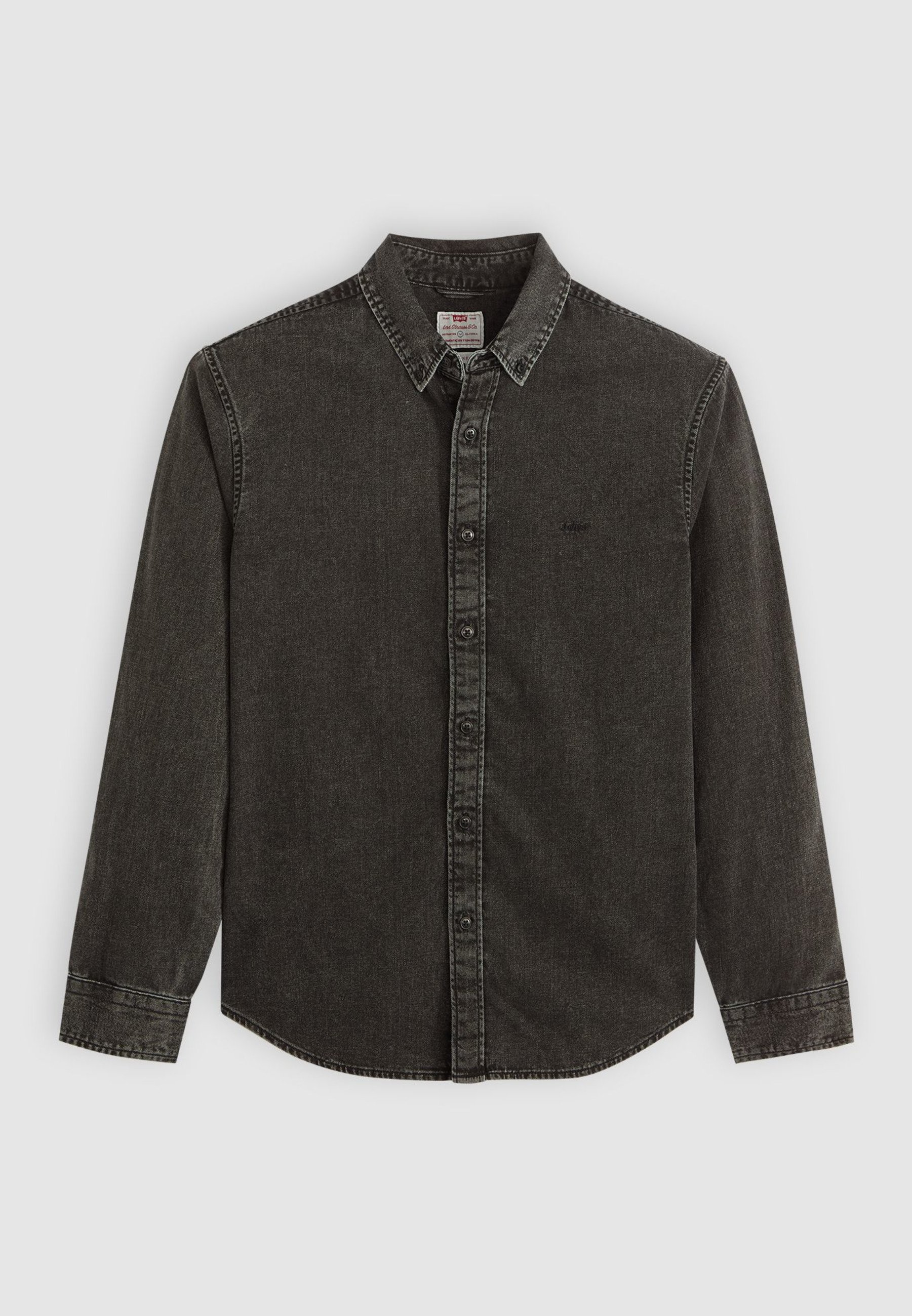 Levi's® AUTHENTIC - Shirt - gizmo washed black/black denim