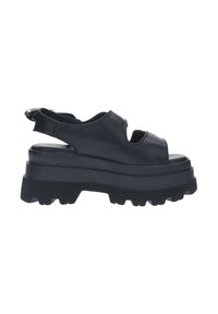 Buffalo Sandali con plateau - nero