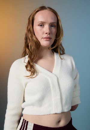 Even&Odd ADAPTIVE LASH CARDIGAN - Cardigan - off white