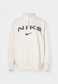 LOGO - Sweatshirt - light orewood brown/white/armory navy