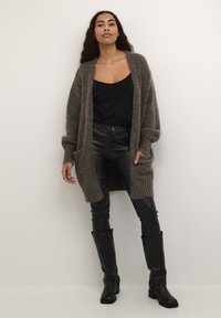 Kaffe TRINA - Gilet - major brown melange